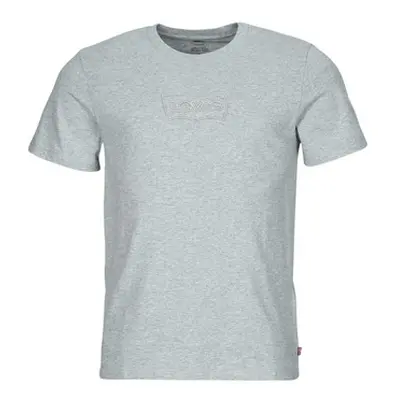 Levis GRAPHIC CREWNECK TEE men's T shirt in Grey