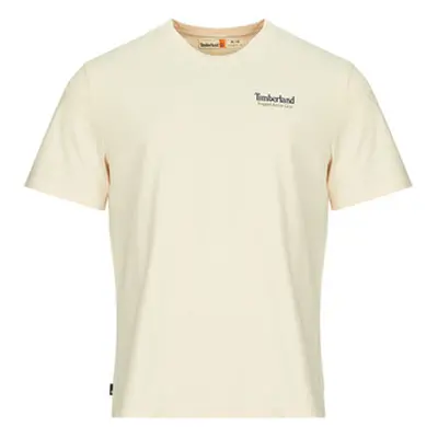 Timberland Outdoor Inspired Back Graphic Tee men's T shirt in Beige