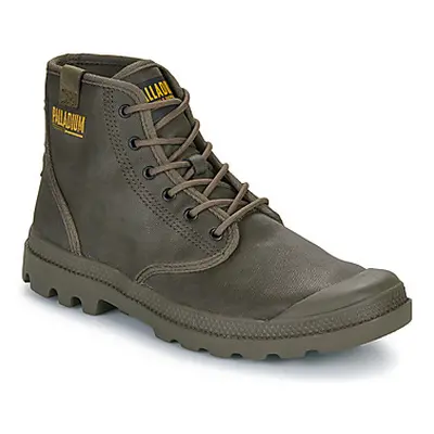 Palladium PAMPA HI COATED men's Mid Boots in Brown