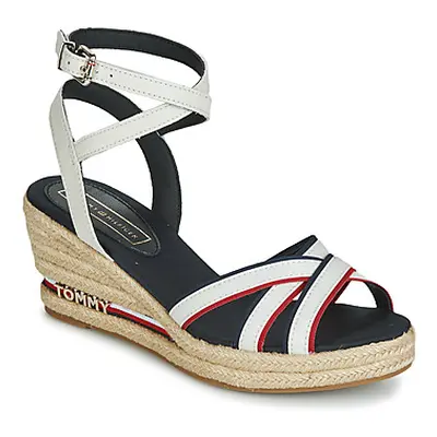 Tommy Hilfiger ICONIC ELBA CORPORATE RIBBON women's Sandals in White