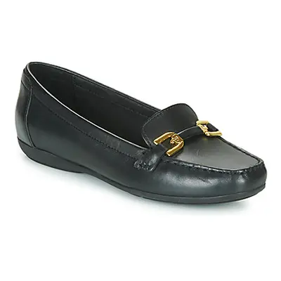 Geox ANNYTAH MOC women's Loafers / Casual Shoes in Black