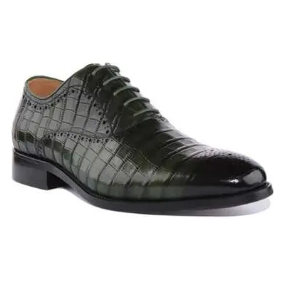 Justinreess England Andre Green Men men's Slip-ons (Shoes) in Green