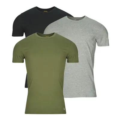 Polo Ralph Lauren S/S CREW-3 PACK-CREW UNDERSHIRT men's T shirt in Multicolour