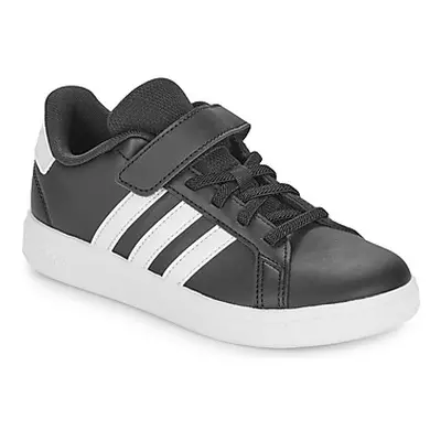 Adidas GRAND COURT 2.0 EL C boys's Children's Shoes (Trainers) in Black