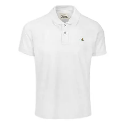 Viviennewestwood Men's Vivienne Westwood White Classic Polo Shirt men's in White