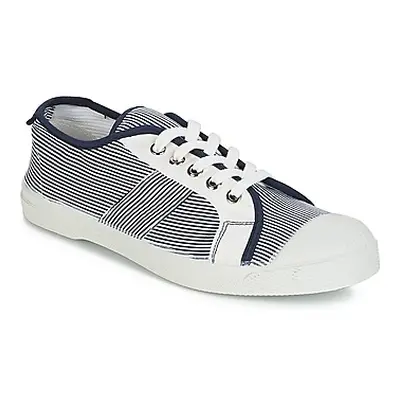 Bensimon TENNIS FINES RAYURES women's Shoes (Trainers) in Blue