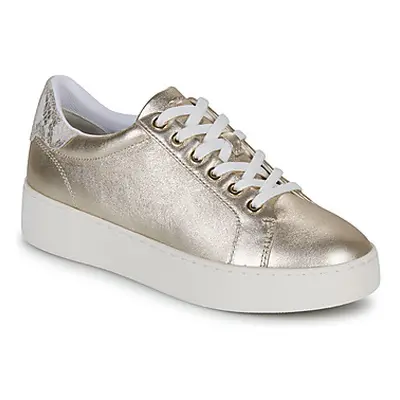 Geox D SKYELY women's Shoes (Trainers) in Gold