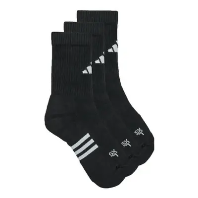 Adidas PRF CUSH CREW3P women's Sports socks in Black