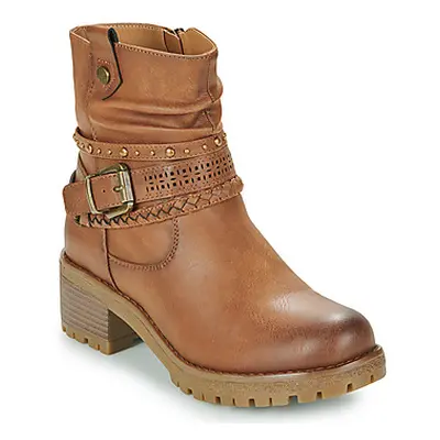 Refresh 172242-CAMEL women's Low Ankle Boots in Brown