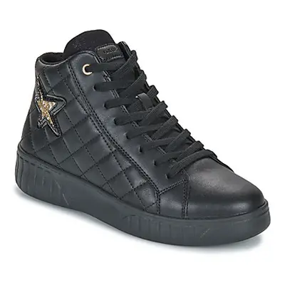 Geox J MIKIROSHI GIRL girls's Children's Shoes (High-top Trainers) in Black