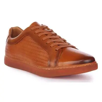 Justinreess England Harvey men's Trainers in Brown