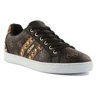 Guess Rassta 4G Logo Brown women's Trainers in Brown