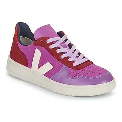 Veja V-10 women's Shoes (Trainers) in Pink