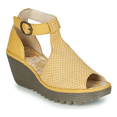 Fly London YALLS women's Sandals in Yellow