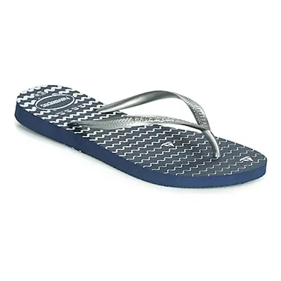 Havaianas SLIM OCEANO women's Flip flops / Sandals (Shoes) in multicolour