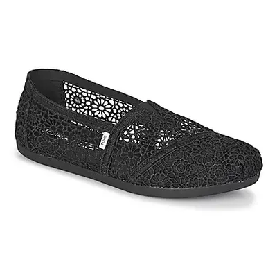 Toms ALPARGATA women's Espadrilles / Casual Shoes in Black