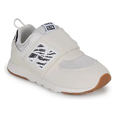 New Balance 574 girls's Children's Shoes (Trainers) in Beige