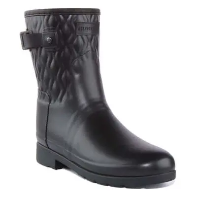 Hunter Tickle Quilt Short Version women's Boots in Black