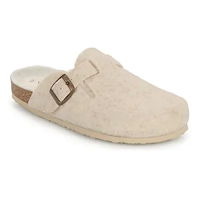 Plakton BLOGG FIELTRO WOOL women's Slippers in Beige