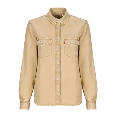 Levis ICONIC WESTERN women's Shirt in Beige