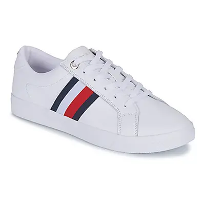 Tommy Hilfiger CORP WEBBING SNEAKER women's Shoes (Trainers) in White