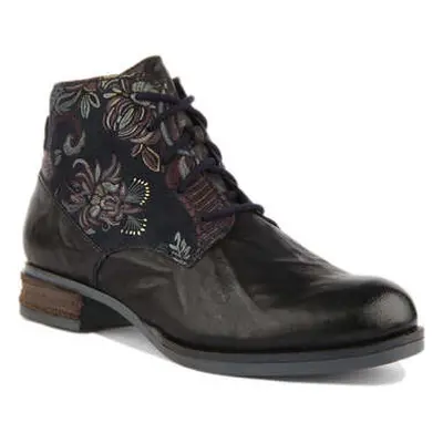 Josef Seibel Sanja 10 Navy Floral women's Boots in Blue