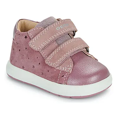 Geox B BIGLIA GIRL girls's Children's Shoes (High-top Trainers) in Pink