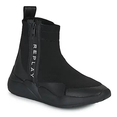 Replay HERA ZETA women's Shoes (High-top Trainers) in Black