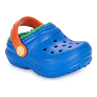 Crocs Classic Lined Clog T boys's Children's Clogs (Shoes) in Blue