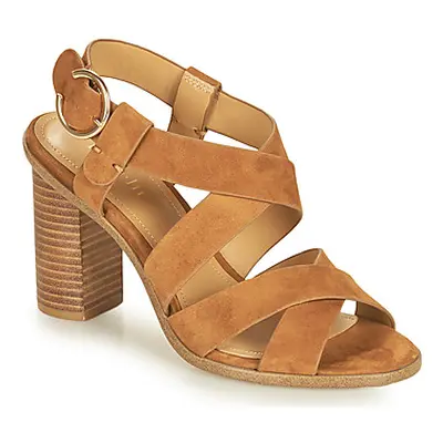 Maison Minelli CLAVIA women's Sandals in Brown