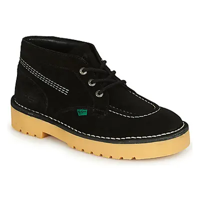 Kickers DALTREY CHUK LTHR AU BLK men's Shoes (High-top Trainers) in Black