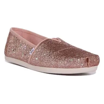 Toms Alpargata Cosmic Glitter women's Espadrilles / Casual Shoes in Gold