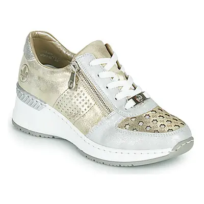 Rieker LEA women's Shoes (Trainers) in Gold