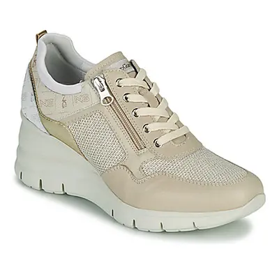 NeroGiardini FLORA women's Shoes (Trainers) in Beige