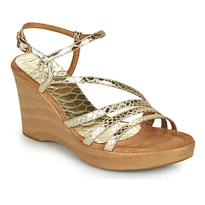 Unisa RABAL women's Sandals in Gold