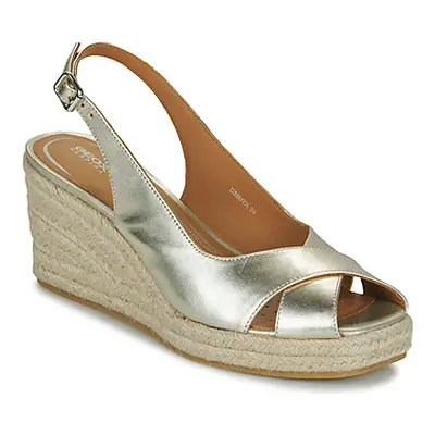 Geox D PANAREA women's Sandals in Gold