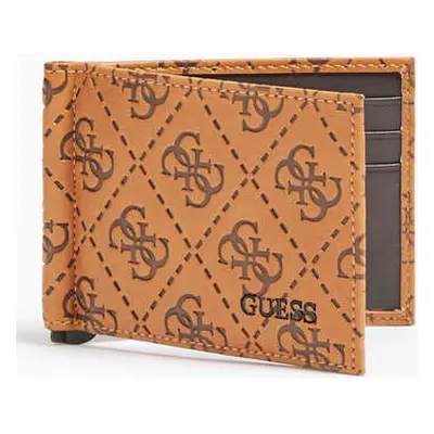 Guess Card Case men's Purse wallet in Brown