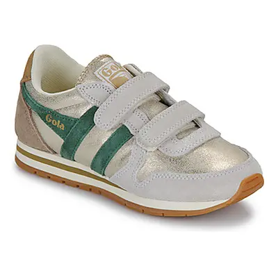 Gola Daytona Blaze Strap girls's Children's Shoes (Trainers) in Beige