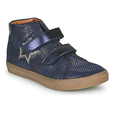 GBB MAYMA girls's Children's Shoes (High-top Trainers) in Blue