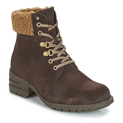 Caterpillar CORA FUR women's Low Ankle Boots in Brown