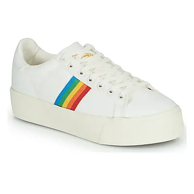 Gola ORCHID PLATFORM RAINBOW women's Shoes (Trainers) in White