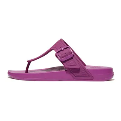 FitFlop iQUSHION ADJUSTABLE BUCKLE FLIP-FLOPS women's Flip flops / Sandals (Shoes) in Purple