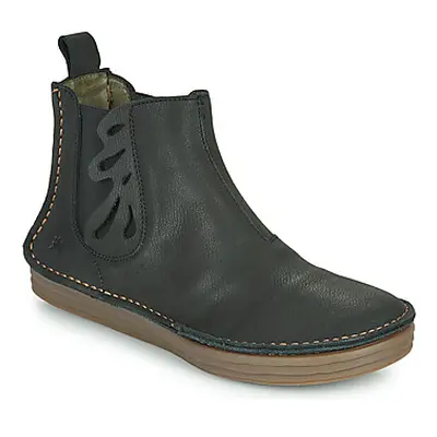 El Naturalista PLEASENT women's Low Ankle Boots in Black