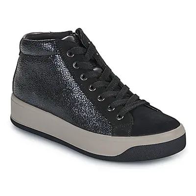 IgI&CO D.AVA women's Shoes (High-top Trainers) in Black