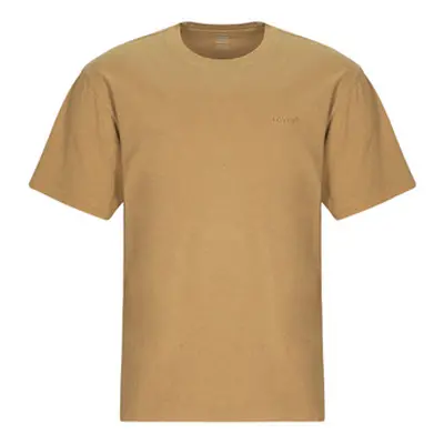 Levis RED TAB VINTAGE TEE men's T shirt in Brown