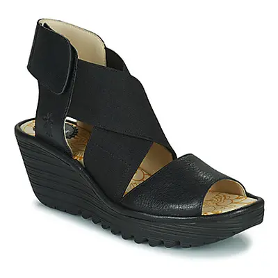 Fly London YUBA 385 FLY women's Sandals in Black