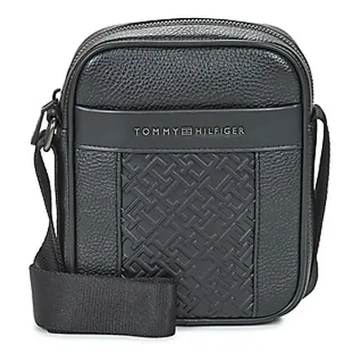 Tommy Hilfiger TH CENTRAL MONO MINI REPORTER men's Pouch in Black