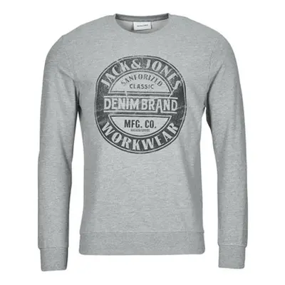 Jack & Jones JJJEANS men's Sweatshirt in Grey