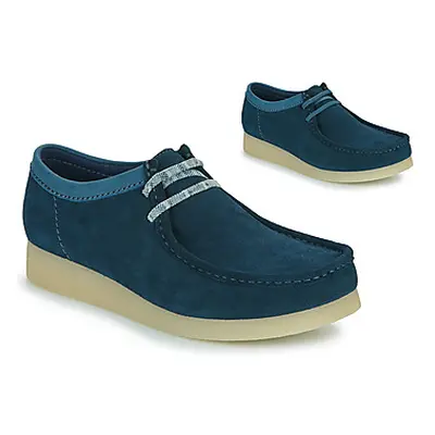 Clarks WallabeeEVO men's Casual Shoes in Blue