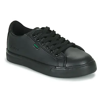 Kickers TOVNI LACER VEGAN boys's Children's Shoes (Trainers) in Black